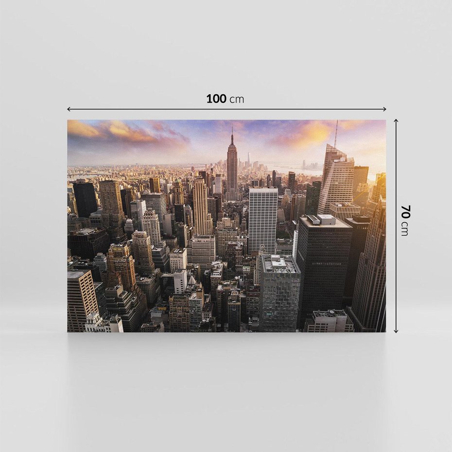 Obraz na płótnie 100x70 - Pulsujące serce USA - NY, Nowy Jork