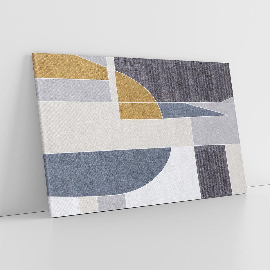 Obraz na płótnie 70x50 - Odbicie wschodzącego jutra - graficzne kształty, geometria