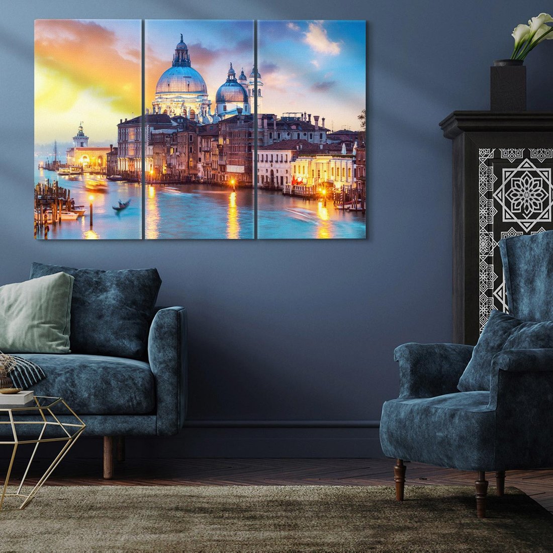 Obraz na płótnie 120x80 - Wenecja: miasto zakochanych - Wenecja, Włochy