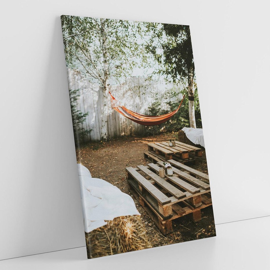 Obraz na płótnie 80x120 - Harmonia i Spokój - boho, relaks