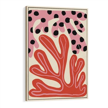 Obraz w ramie 50x70 - Księga Pastelowych Impulsów - abstrakcyjny obraz, plakat - rama drewno