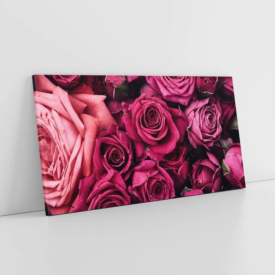 Obraz na płótnie 140x70 - Róże - piękno kwiatów - róże, kwiaty