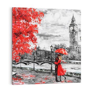 Obraz na płótnie 70x70 - Big Ben w Londynie - londyn, big ben