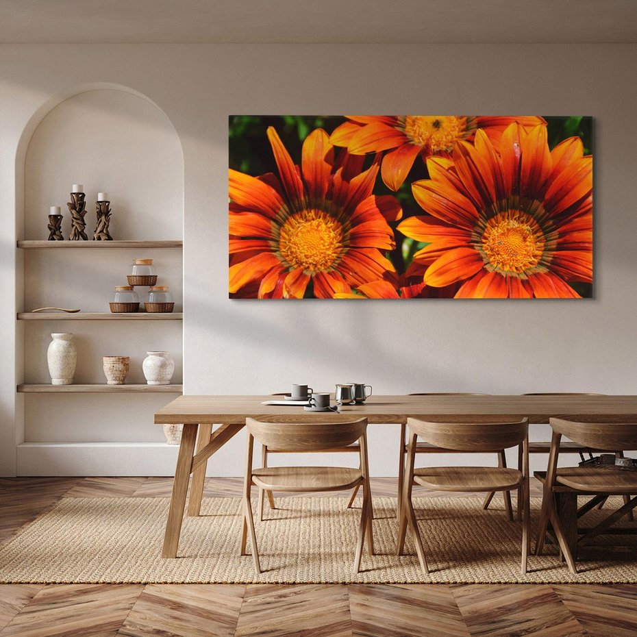 Obraz na płótnie 140x70 - Kwiatowa Esencja - kwiat, kwiaty