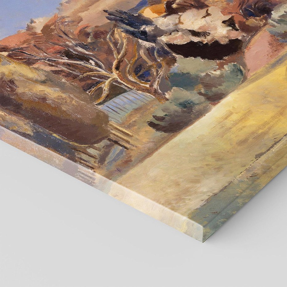 Obraz na płótnie 60x60 - Landscape of the Moon's First Quarter (1943), Paul Nash - Reprodukcja - reprodukcja, obraz na płótnie