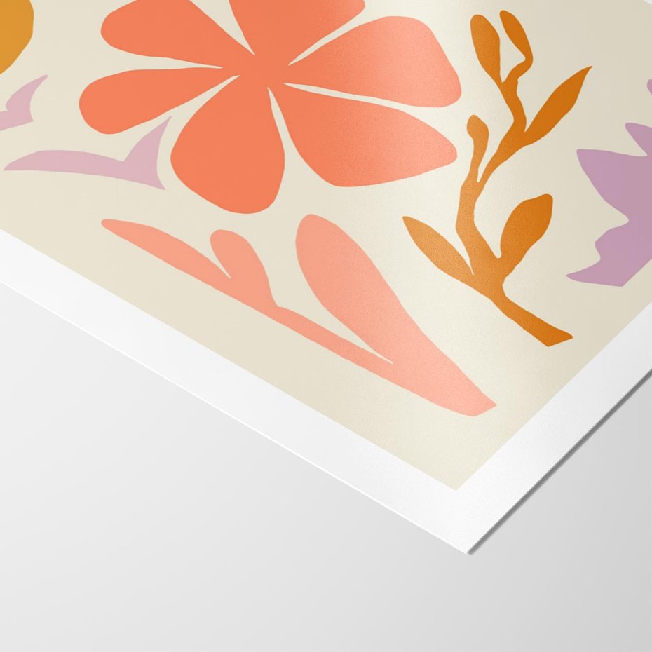 Plakat bez ramy 40x50 - Nowoczesne Światło - abstrakcyjny obraz, pastelowe kolory