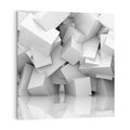 Obraz na płótnie 60x60 - Odkryj niezwykłą formę - 3D, abstrakcja
