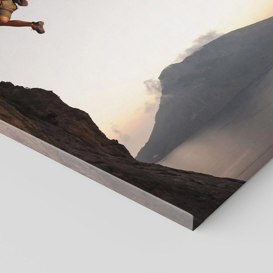 Obraz na płótnie 80x80 - Wspinaczka na Wysokie Góry - wspinaczka, góry