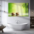 Obraz na płótnie 120x80 - Relaks i Ukojenie - SPA, bambus