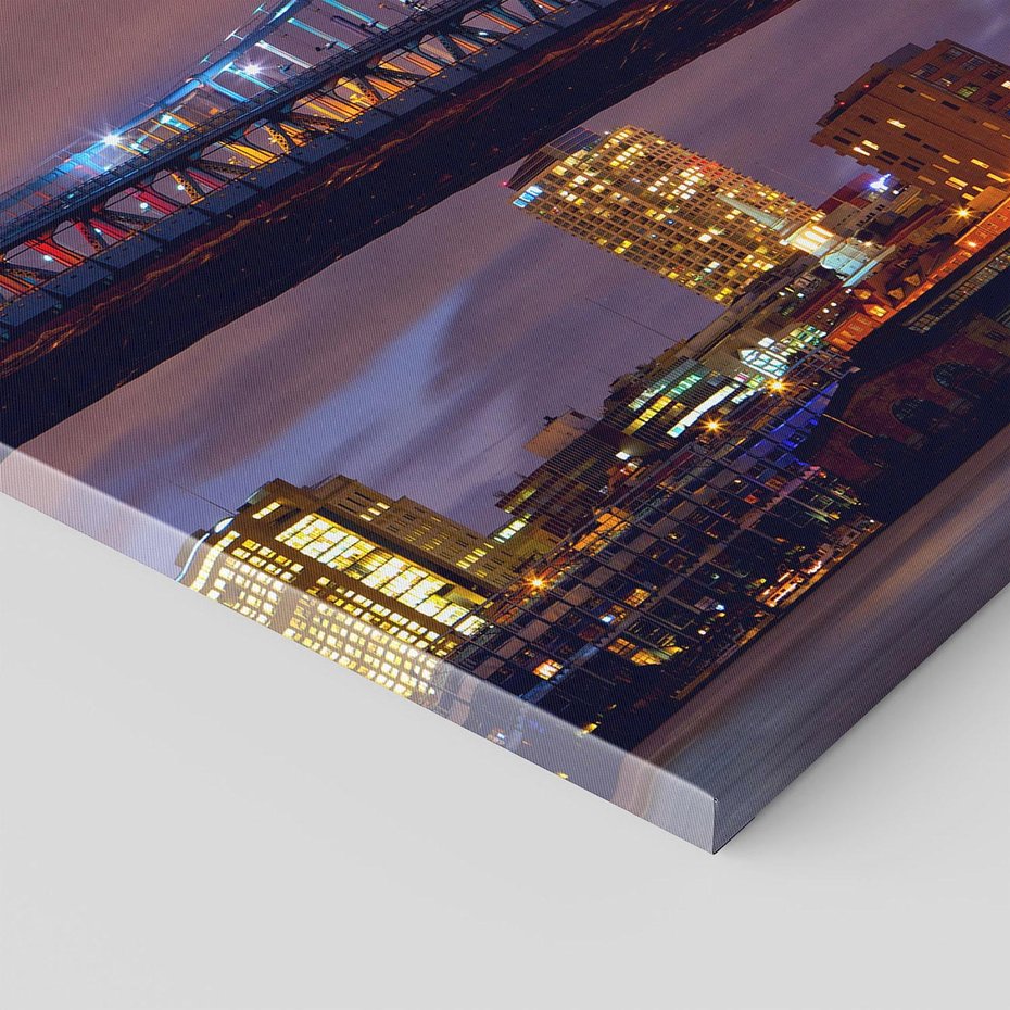 Obraz na płótnie 120x80 - Filadelfia: most nad zachodem słońca - Filadlefia, USA