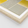 Plakat w ramie 40x50 - Geometria w Ruchu - geometria, proste linie - rama drewno