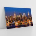 Obraz na płótnie 100x70 - Nocne Tętno Nowego Jorku - Nowy Jork, noc