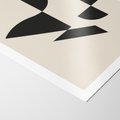 Plakat bez ramy 30x40 - Rozkwitająca Abstrakcja - abstrakcyjne geometryczne kształty, minimalizm