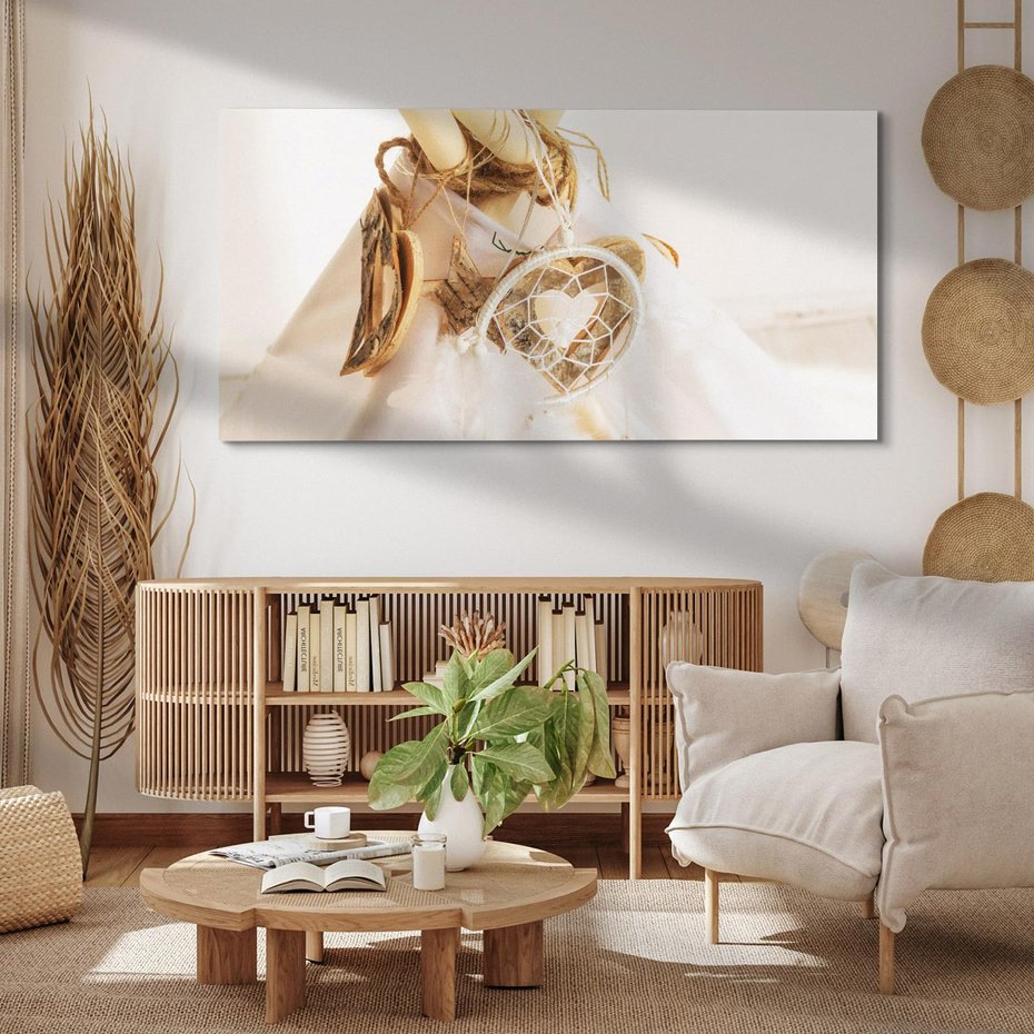 Obraz na płótnie 140x70 - Oaza Swobodnego Stylu - boho, tipi