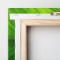 Obraz na płótnie 120x40 - Abstrakcja: interpretacje w liściach - liść, abstrakcja