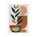 Plakat bez ramy 21x30 - Boho Taniec Stylu - boho obraz, abstrakcja