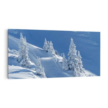 Obraz na płótnie 120x60 - Magia zimowego krajobrazu - śnieg, zima