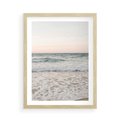 Plakat w ramie 50x70 - Krajobraz Morza i Fal - morze, fale - rama drewno