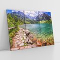 Obraz na płótnie 120x80 - Majestat gór - góry, jezioro