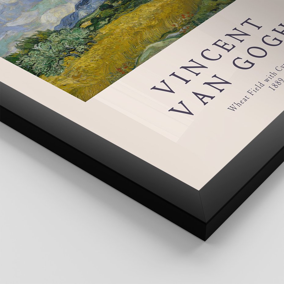 Zestaw obrazy w ramie 30x40 galeria - Van, Goghh, sztuka, obrazy, reprodukcje - rama czarna