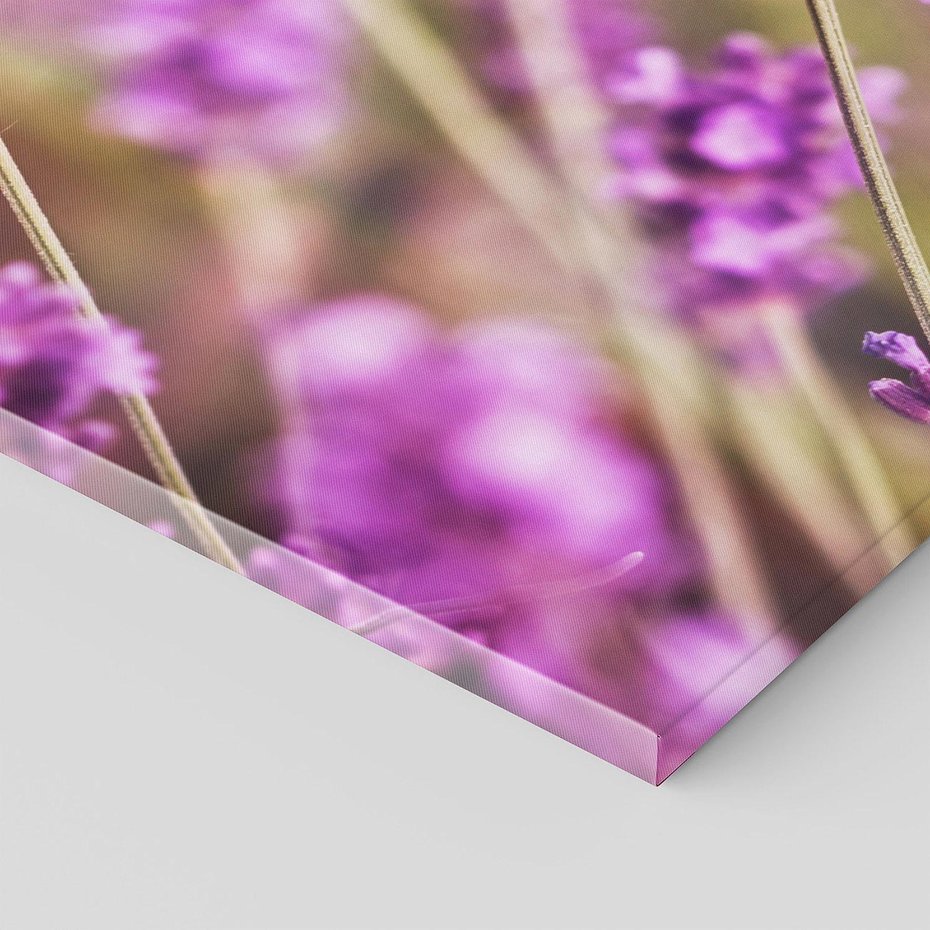 Obraz na płótnie 100x50 - Majestat lawendy: fioletowe pola - lawenda, fiolet