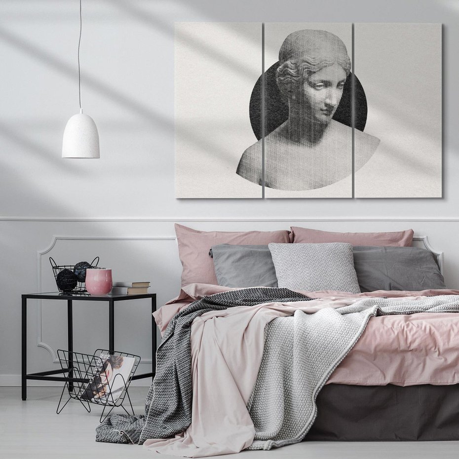 Obraz na płótnie 120x80 - Sztuka Zeszłych Czasów - antyczna rzeźba kobiety, posąg