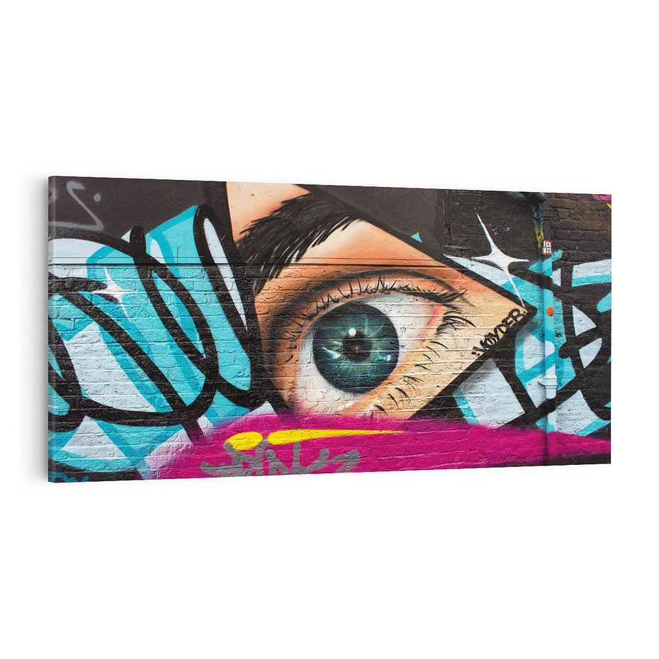 Obraz na płótnie 100x50 - Wibracje kreatywności graffiti - graffiti