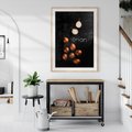 Plakat w ramie 30x40 - Aromatyczne Inspiracje - cebula, kuchnia - rama drewno