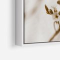 Obraz w ramie 50x70 - Kwiatowa suchość - kwiaty, susz - rama biała