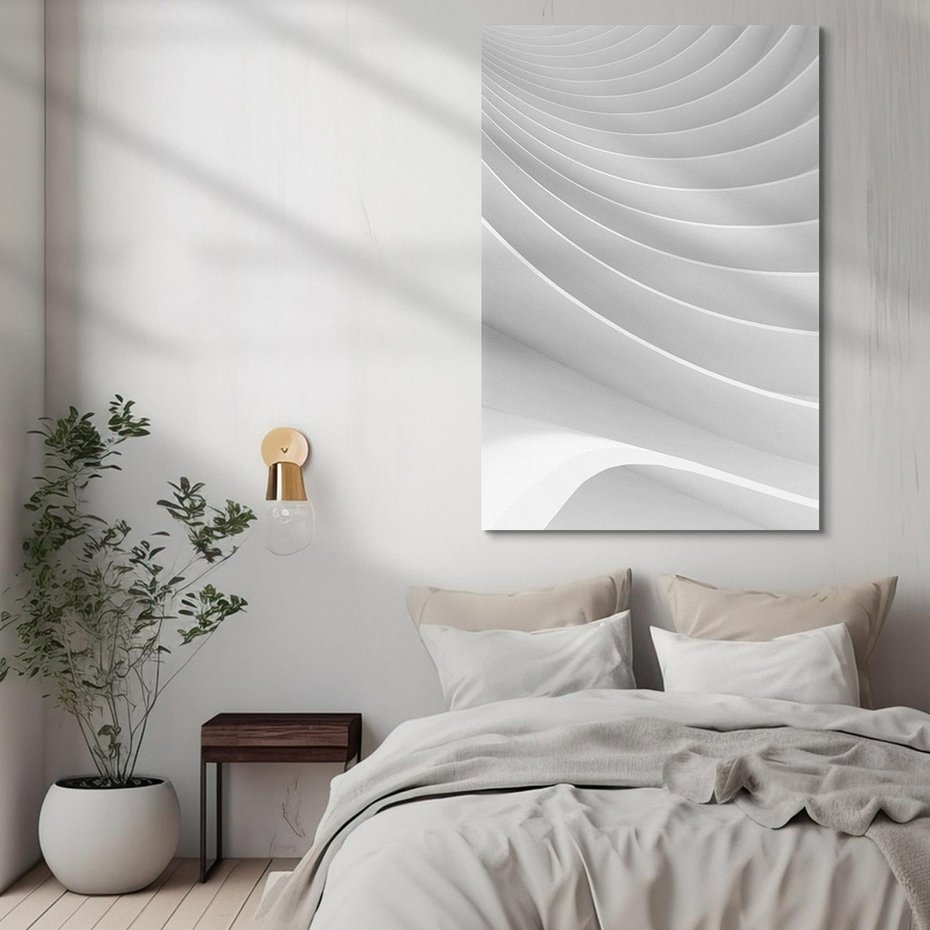 Obraz na płótnie 70x100 - Geometryczna Harmonia - geometryczne, kształty