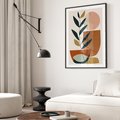 Plakat bez ramy 21x30 - Migocące Boho Wnętrza - boho obraz, abstrakcja