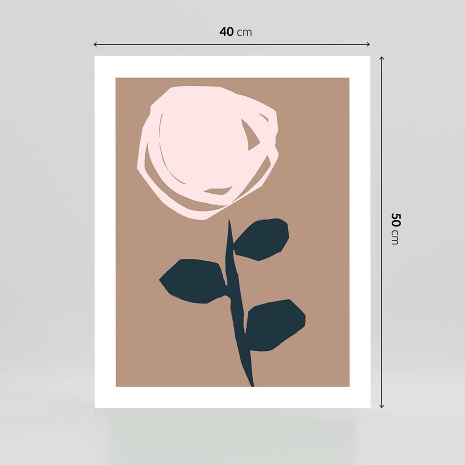 Plakat bez ramy 40x50 - Niewytłumaczalne - abstrakcyjny obraz, plakat