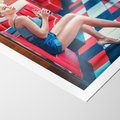 Plakat bez ramy 30x40 - Stylowa Elegancja - retro, pinup