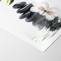 Plakat bez ramy 21x30 - Orchidea w Spa - spa, orchidea