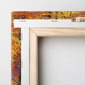 Obraz na płótnie 60x60 - Jesienny taniec lasu - jesień, las