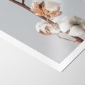 Plakat bez ramy 30x40 - Bawełniana boho miękkość - bawełna, boho