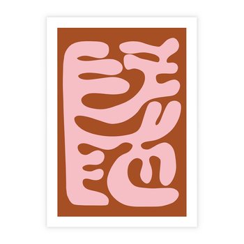 Plakat bez ramy 21x30 - Migotliwe Boho Marzenia - abstrakcyjny obraz, plakat