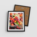 Plakat w ramie 40x50 - Smakowite Porywy - owoce, jedzenie - rama czarna