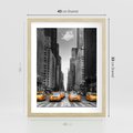 Plakat w ramie 40x50 - Wibracje Nowego Jorku - miasto, Nowy Jork - rama drewno