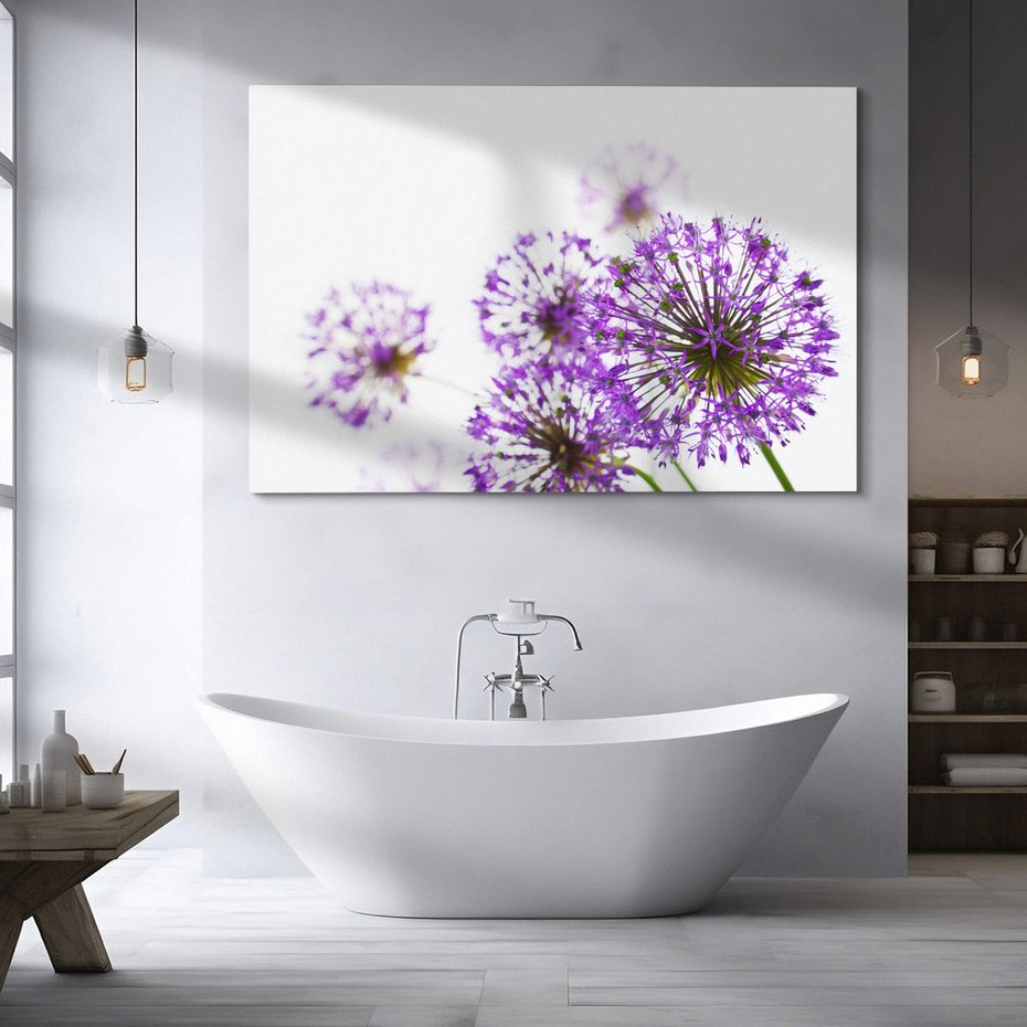 Obraz na płótnie 100x70 - Kwiatowe pejzaże: natura w rozkwicie - kwiaty, natura