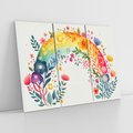 Obraz na płótnie 120x80 - Świat Kolorów - obraz pokój dziecka, dziewczynki