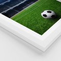Plakat w ramie 50x70 - Piłka nożna - gol! - piłka nożna, gol - rama biała