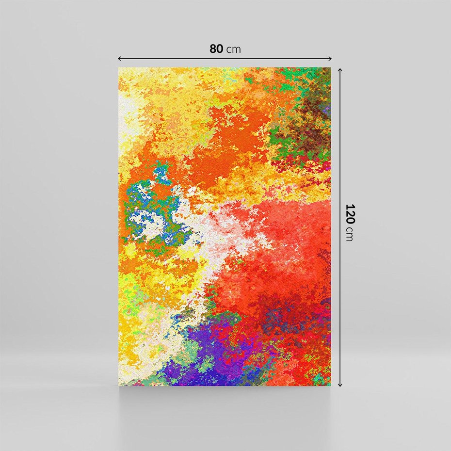 Obraz na płótnie 80x120 - Abstrakcja wyraz artystyczny - abstrakcja