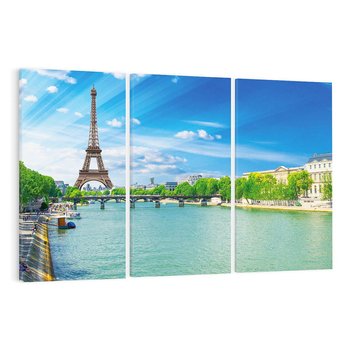 Obraz na płótnie 120x80 - Romantyczne spotkanie - Paryż, Wieża