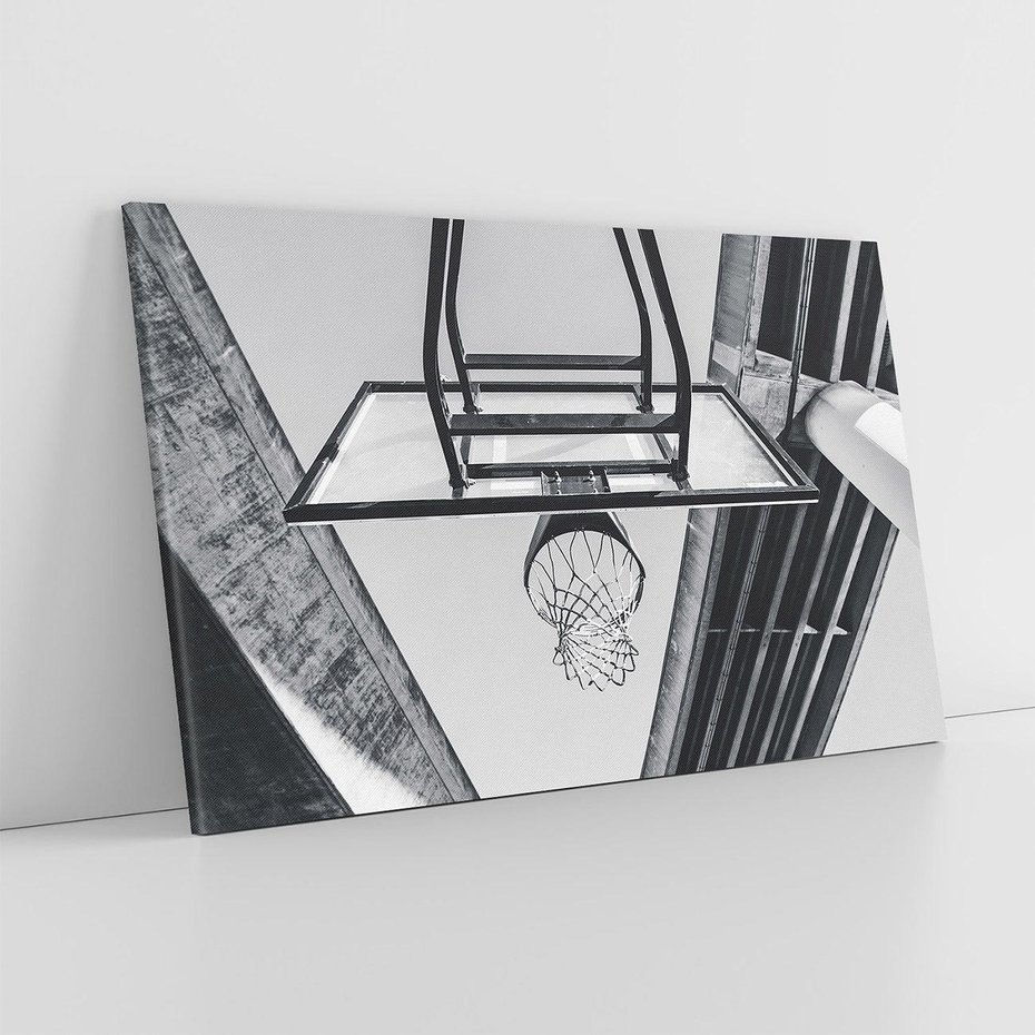 Obraz na płótnie 120x80 - Koszykówka - Radość Gry w Kosz - koszykówka, kosz