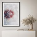 Plakat bez ramy 30x40 - Minimalistyczna Delikatność - zbliżenie, dmuchawce