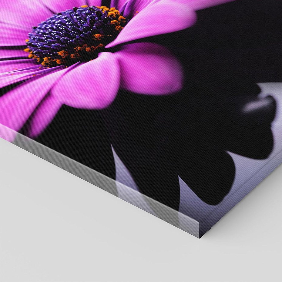 Obraz na płótnie 100x70 - kwiatowa harmonia - kwiat, SPA