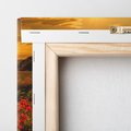 Obraz na płótnie 80x80 - Makowe uczucia - maki, kwiaty