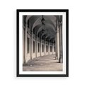 Plakat w ramie 50x70 - Kolumny Elegancji - architektura, kolumny - rama czarna