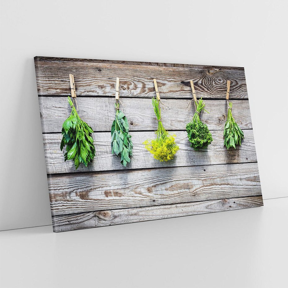 Obraz na płótnie 100x70 - Zielenina: Harmonia natury - zielenina